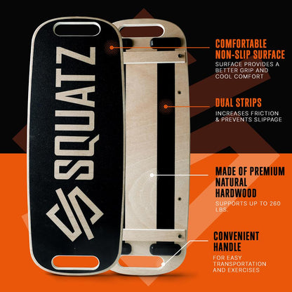 product image number 4 for SQUATZ Wooden Balance Board