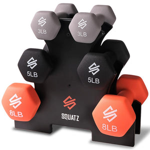 Neoprene Dumbbell Set With Stand