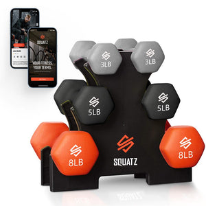Neoprene Dumbbell Set With Stand