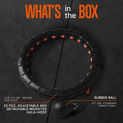 product image number 2 for SQUATZ Detachable Smart Weighted Hola-Hoop