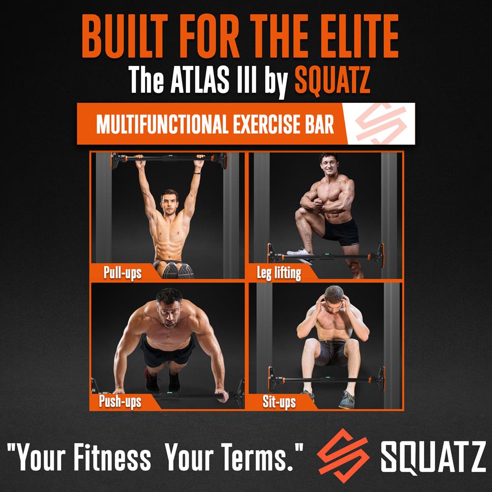 product image number 7 for SQUATZ Doorway Pull Up And Chin Up Bar