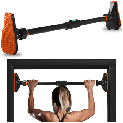 HOT Pull Up Bar Pvc Pipe Adjustable Pull-Up Bar, No-Screw, Steel