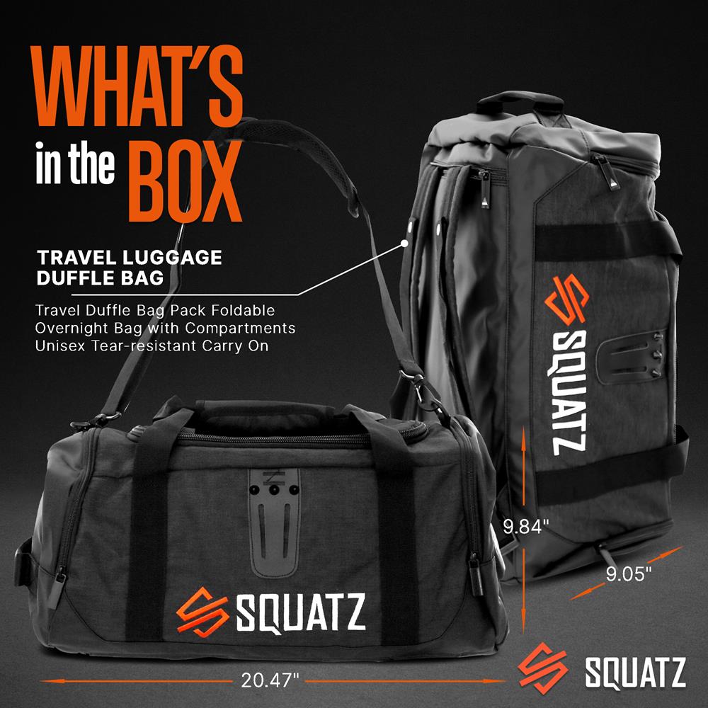 backpack travel bag usb port SQUATZ Travel Luggage Bag