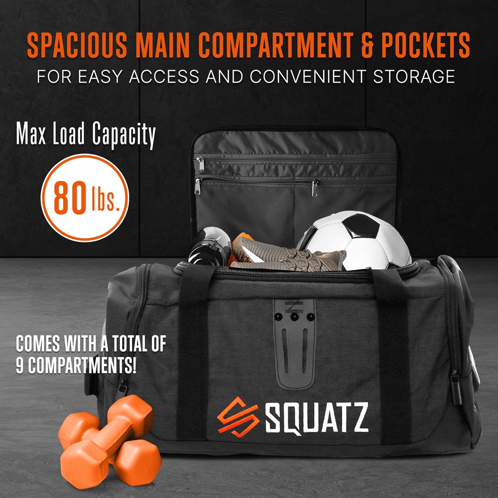 product image number 4 for SQUATZ Travel Luggage Duffle Bag