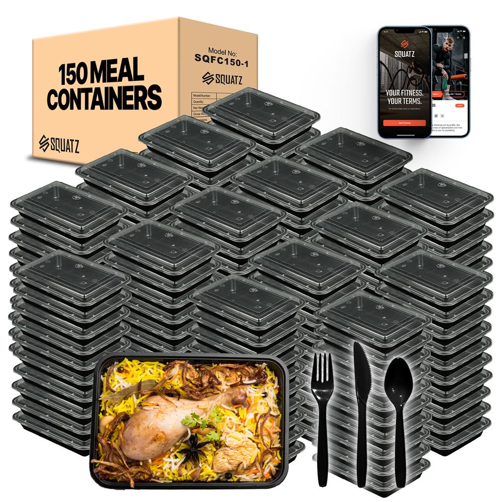 SQUATZ Meal Prep Containers