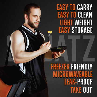 product image number 3 for SQUATZ Microwavable Food Container With Utensil