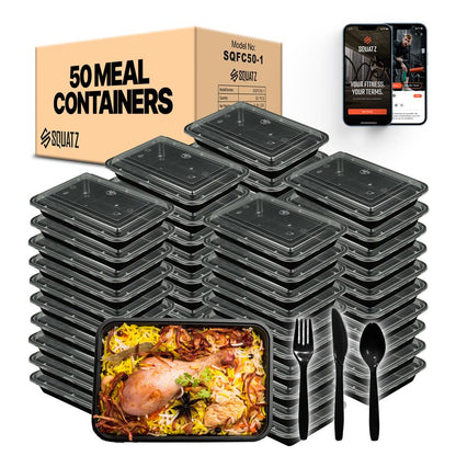 product image number 1 for SQUATZ Microwavable Food Container With Utensil