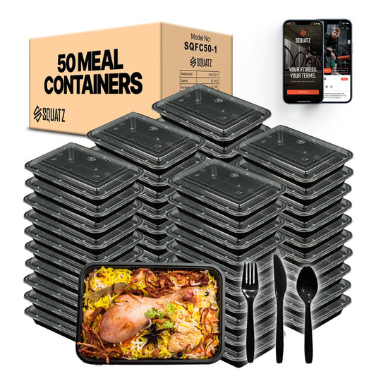 product image number 1 for SQUATZ Microwavable Food Container With Utensil