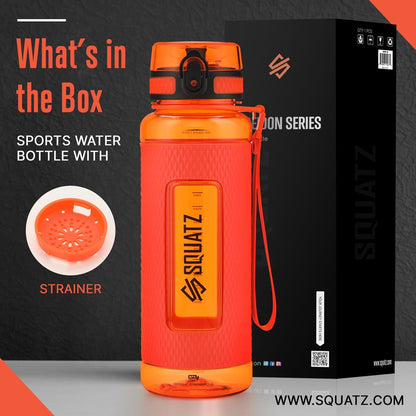 product image number 2 for SQUATZ Sports Water Bottle With Strainer