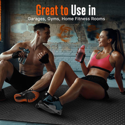 Exercise Mat 25 Pcs - Cushioned EVA Foam, Non-Skid, Easy Assembly