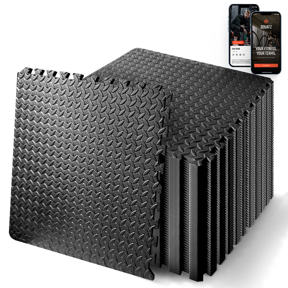 product image number 1 for SQUATZ Thick Puzzle Exercise Mat