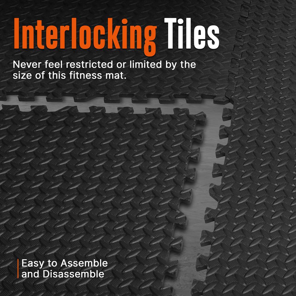 product image number 4 for SQUATZ Thick Puzzle Exercise Mat