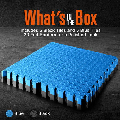 product image number 2 for SQUATZ Thick Puzzle Exercise Mat
