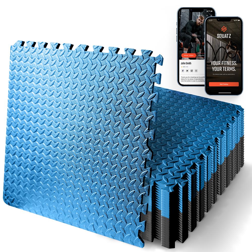 product image number 1 for SQUATZ Thick Puzzle Exercise Mat