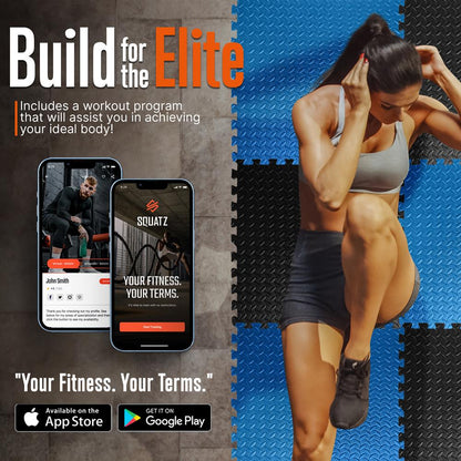 product image number 7 for SQUATZ Thick Puzzle Exercise Mat