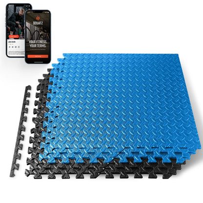 product image number 1 for SQUATZ Thick Puzzle Exercise Mat