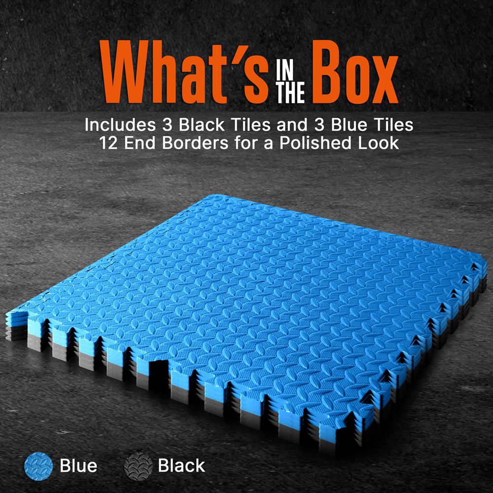 product image number 2 for SQUATZ Thick Puzzle Exercise Mat