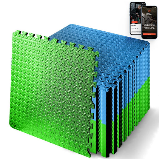 product image number 1 for SQUATZ Thick Puzzle Exercise Mat