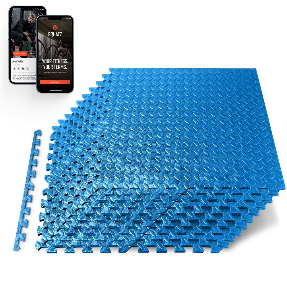 product image number 1 for SQUATZ Thick Puzzle Exercise Mat