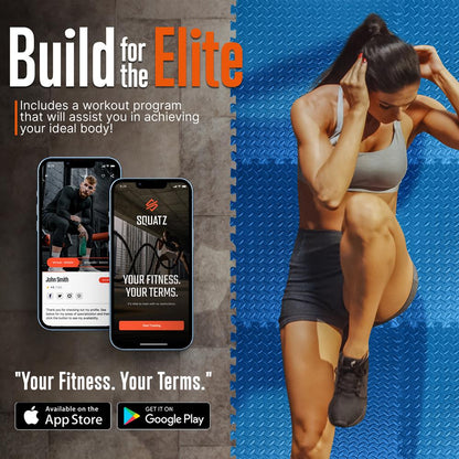 Exercise Mat 50 Pcs - Cushioned EVA Foam, Non-Skid, Easy Assembly, Blue