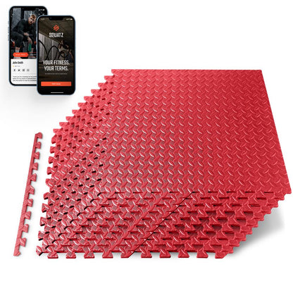 product image number 1 for SQUATZ Thick Puzzle Exercise Mat
