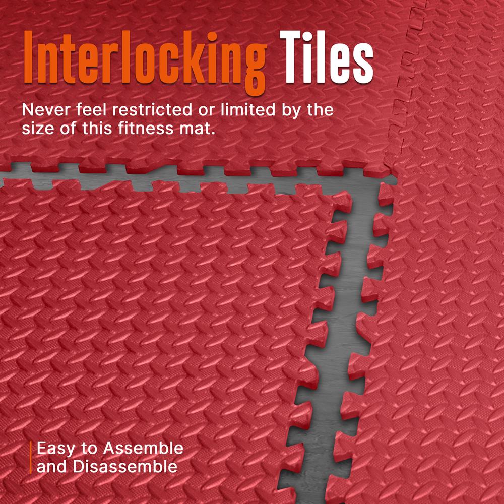 product image number 4 for SQUATZ Thick Puzzle Exercise Mat