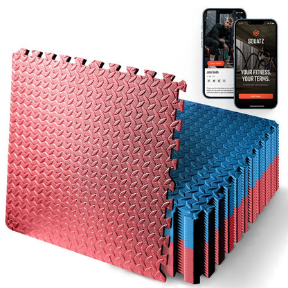 product image number 1 for SQUATZ Thick Puzzle Exercise Mat