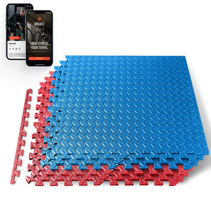 product image number 1 for SQUATZ Thick Puzzle Exercise Mat