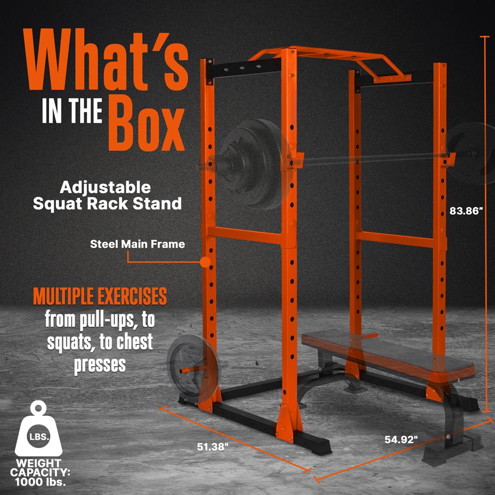 Adjustable Squat Rack Stand - Thumbnail 3