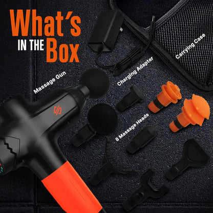 Portable Massage Gun, Relieves Soreness, 7 Speeds, 4800mAh Battery
