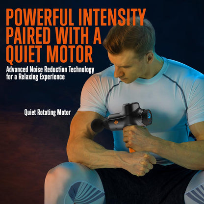 Portable Massage Gun, Relieves Soreness, 7 Speeds, 4800mAh Battery