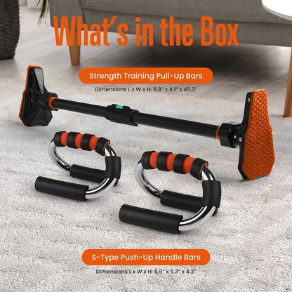 product image number 2 for SQUATZ Pull-Up And S-Type Push Up Bar