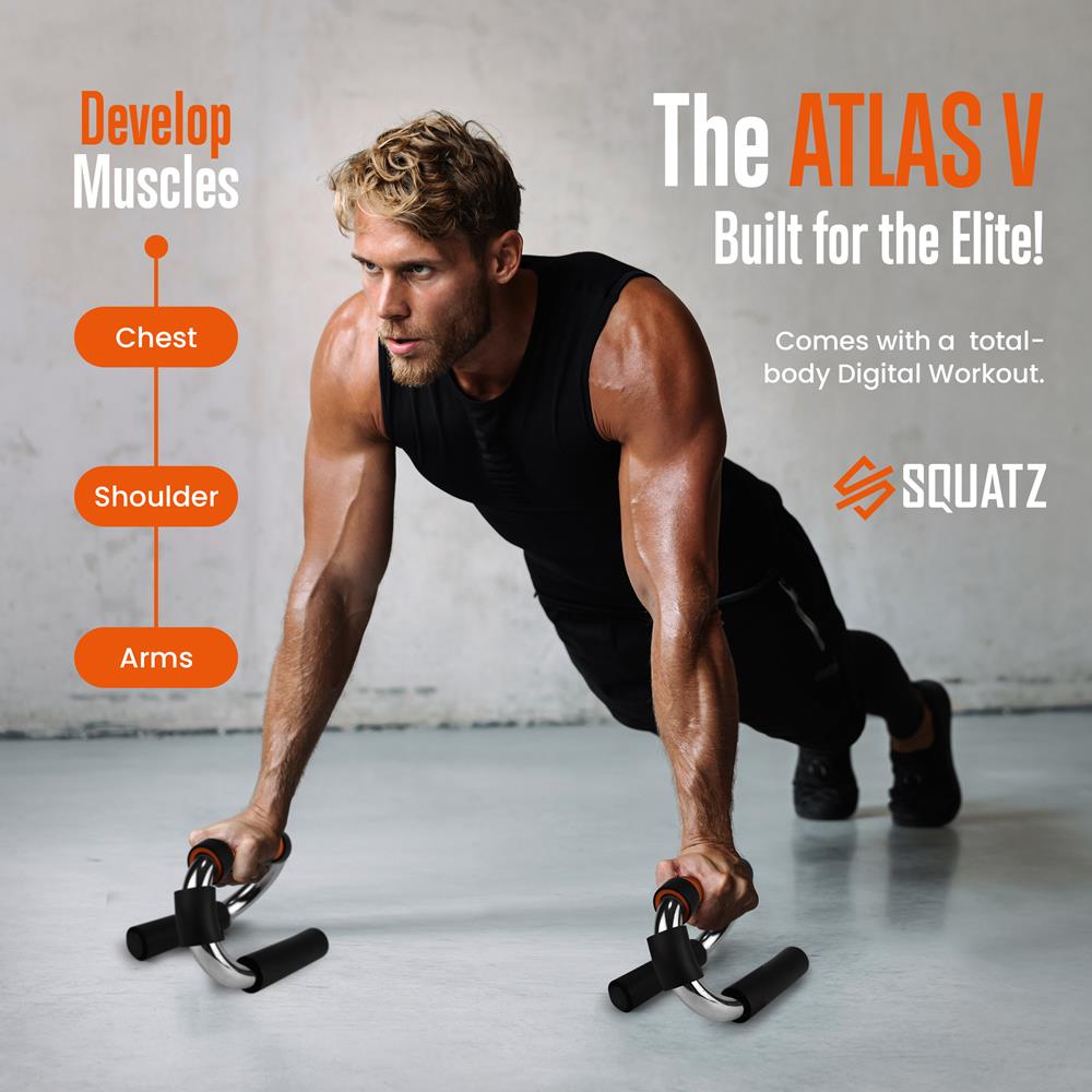 product image number 7 for SQUATZ Pull-Up And S-Type Push Up Bar