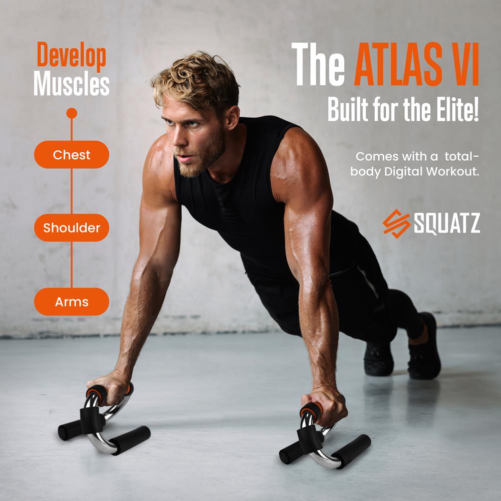 product image number 7 for SQUATZ Pull-Up And S-Type Push Up Bar