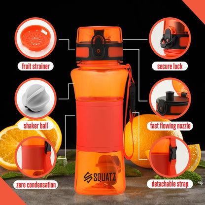 product image number 6 for SQUATZ Sports Or Shake Water Bottle With Strain