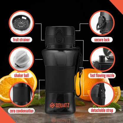 product image number 6 for SQUATZ Sports Or Shake Water Bottle With Strain