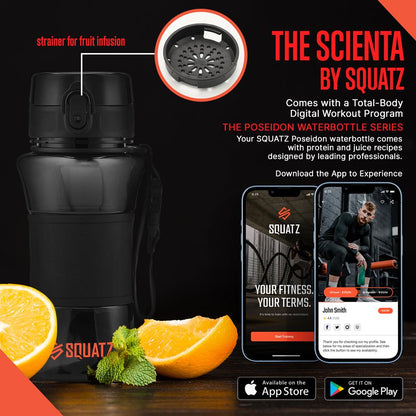 product image number 7 for SQUATZ Sports Or Shake Water Bottle With Strain