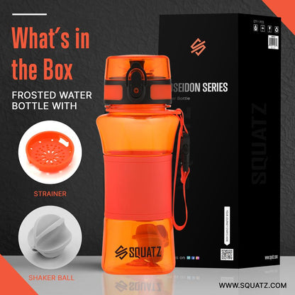 product image number 2 for SQUATZ Sports Or Shake Water Bottle With Strain