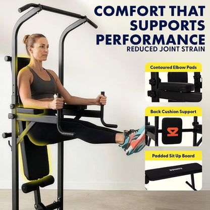 Pull-Up Workout Station, Strengthen Upper Body, Heavy Duty Steel Frame