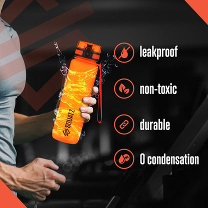 product image number 5 for SQUATZ Frosted Water Bottle With Strainer