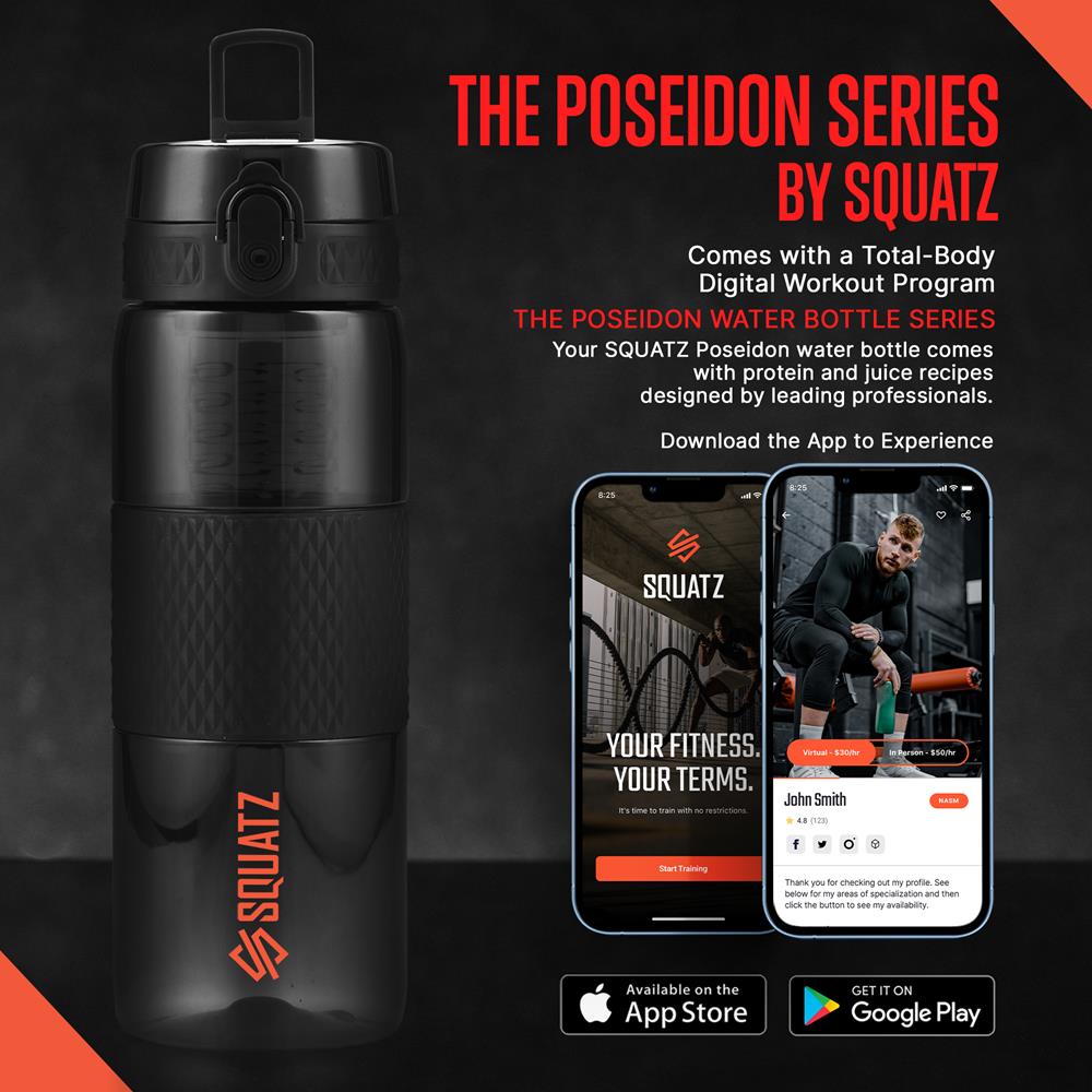 product image number 7 for SQUATZ Sports Water Bottle With Infuser