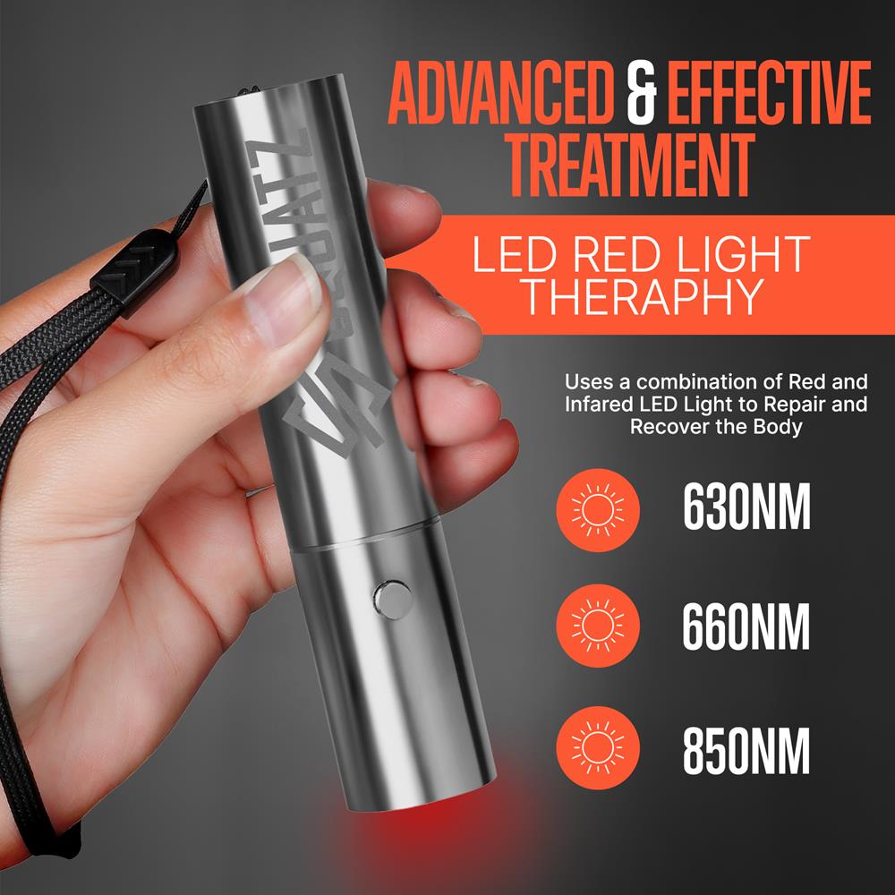 Red Light Therapy Wand, Deep Skin Penetration, Tri-Spectrum LED