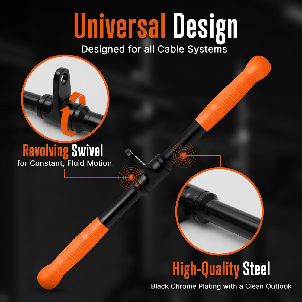 product image number 3 for SQUATZ Lat Straight Pulldown Bar