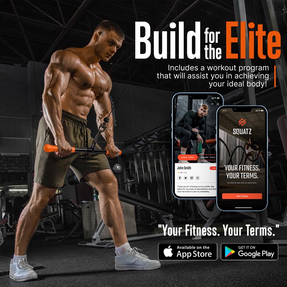 product image number 7 for SQUATZ Lat Straight Pulldown Bar