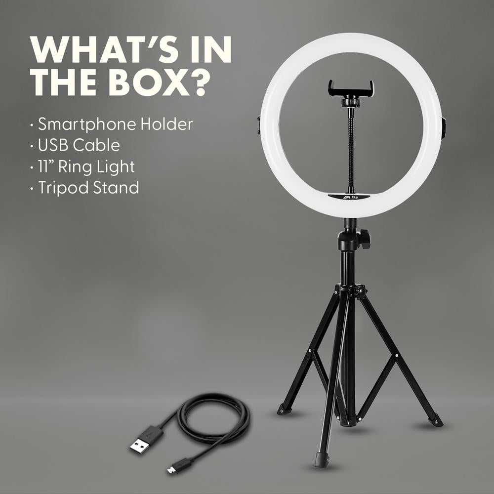 Ring Light With Tripod Ring Light Black Kmart