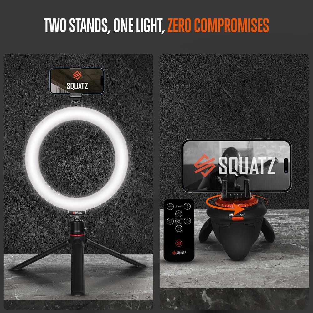 product image number 3 for SQUATZ 8'' Selfie Ring Light