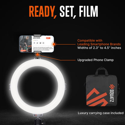 product image number 6 for SQUATZ 8'' Selfie Ring Light