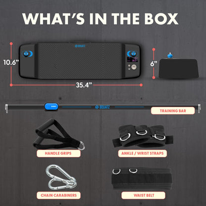 Mini Smart Cable Machine: Full Body Workouts, 150lb Resistance, Blue