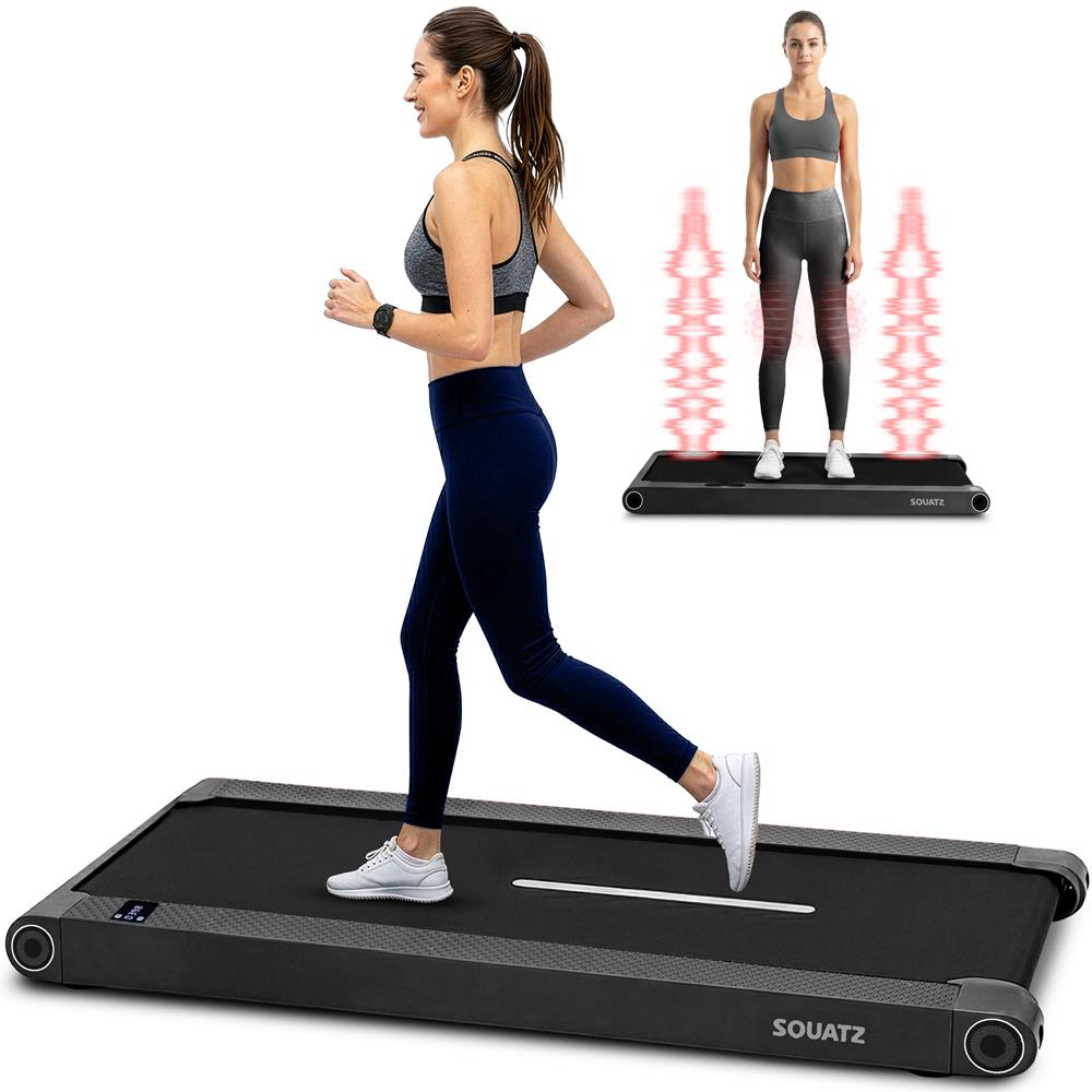 Squatz 2-In-1 Walking Pad With Vibration Plates – Compact