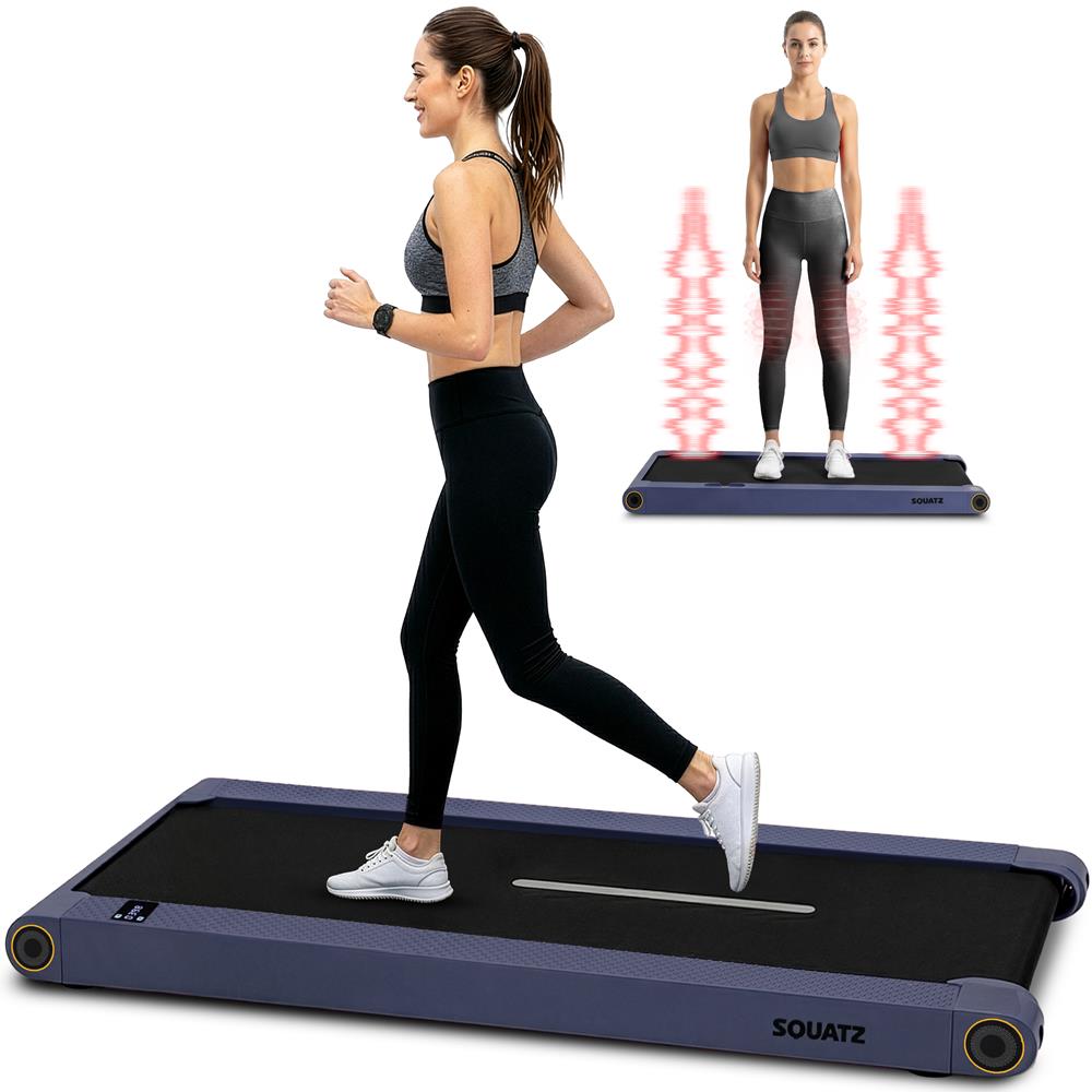 Squatz 2-In-1 Walking Pad With Vibration Plates – Compact